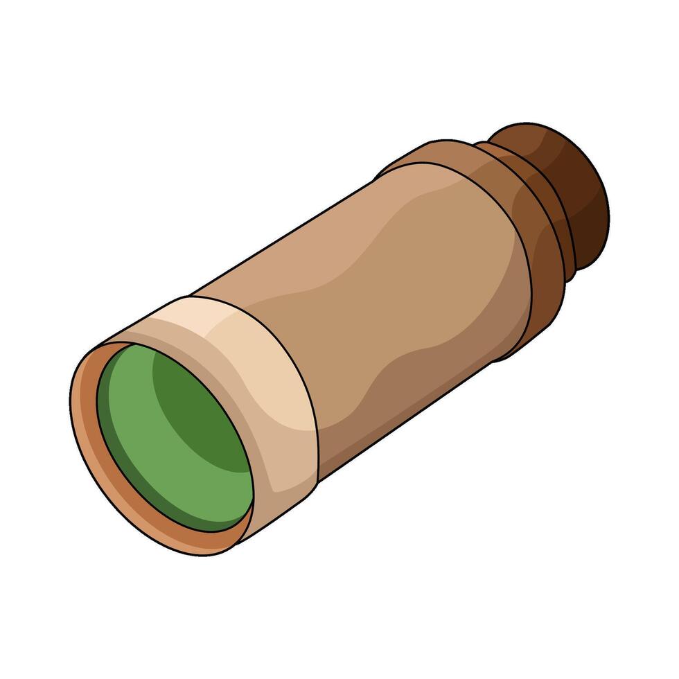 illustration of spyglass vector