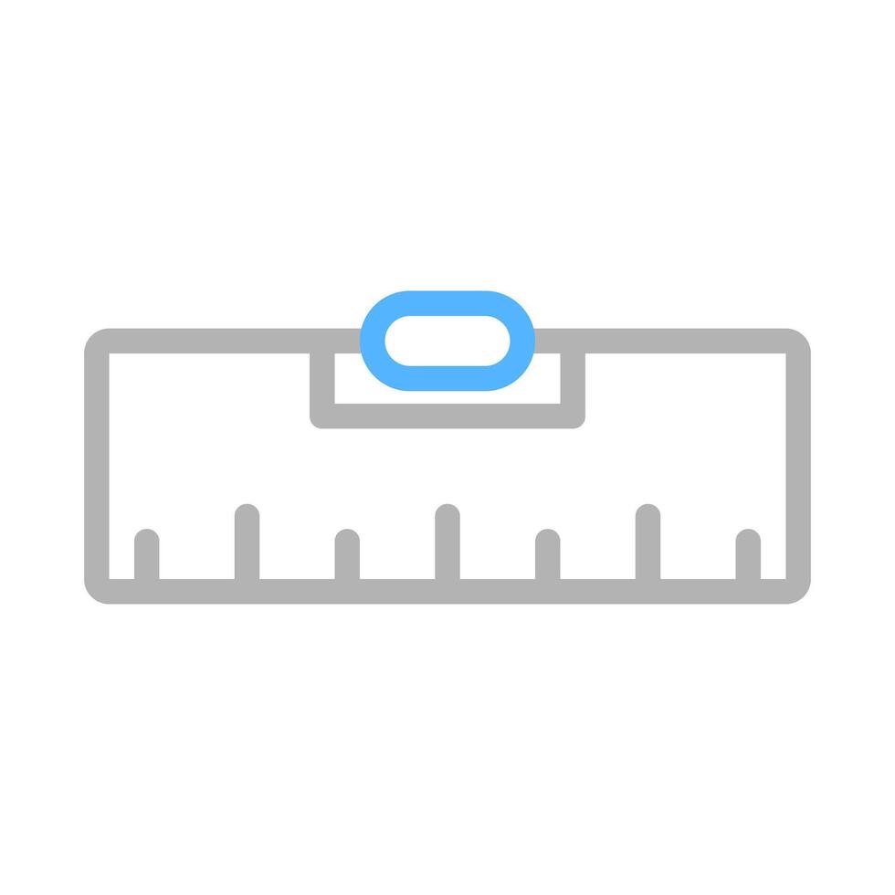 Spirit level icon. Concept of construction, measurement, and accuracy. vector