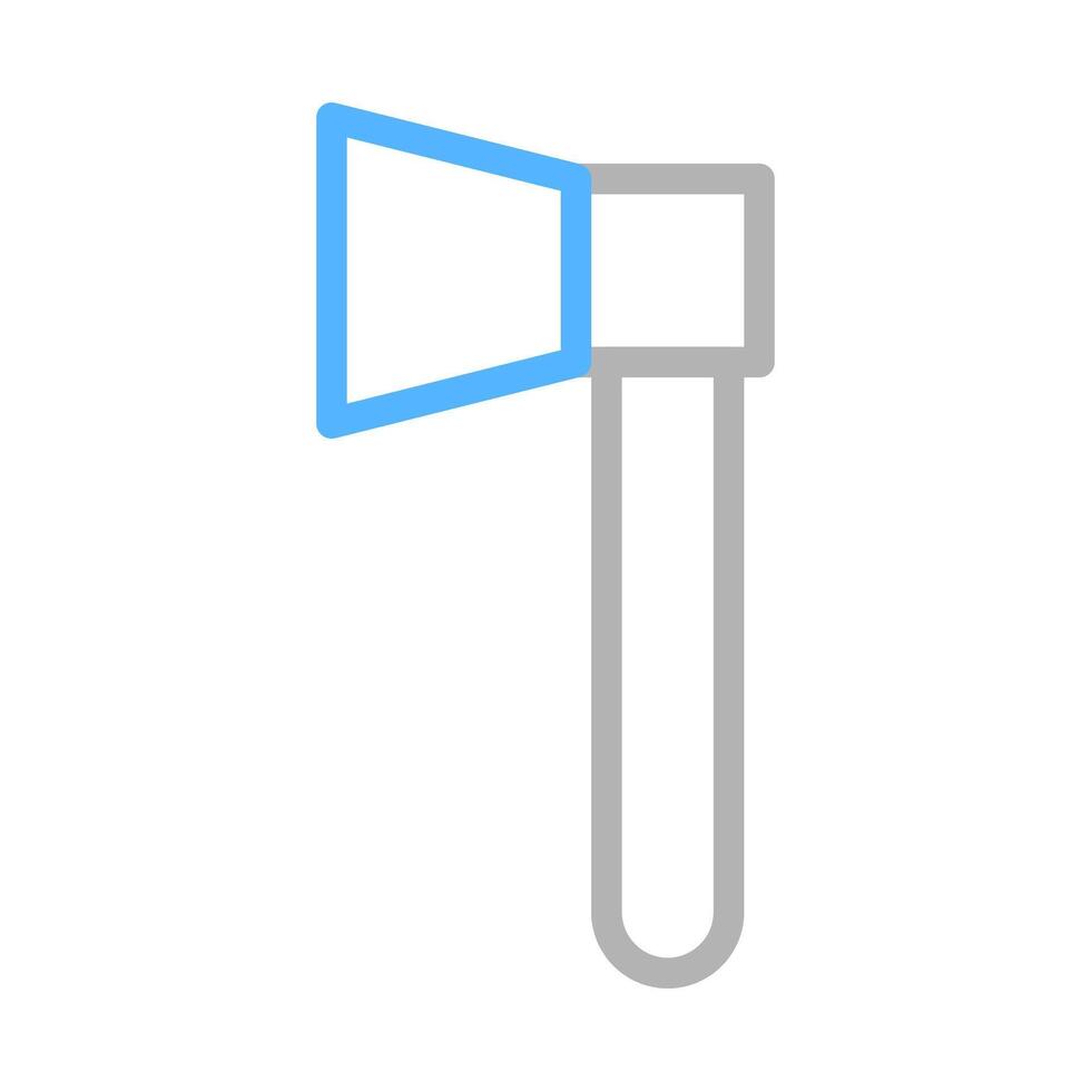 Ax icon illustration. Concept of carpentry, lumberjack, and work tool. vector