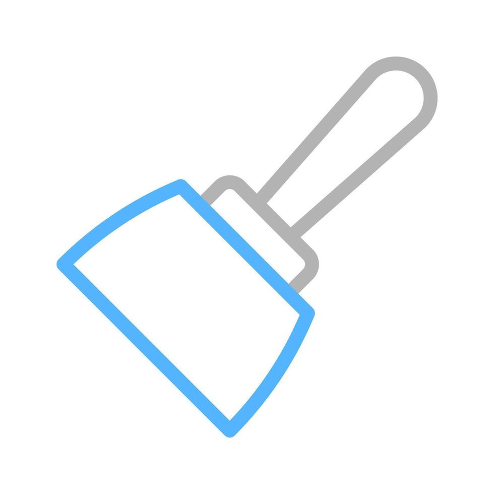 Putty knife icon. Concept of construction, repair, and renovation. vector