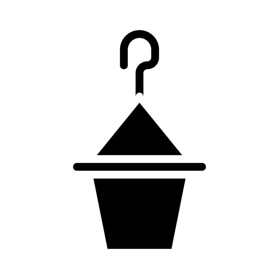 Bucket icon. Concept of gardening, farming, and agriculture. vector