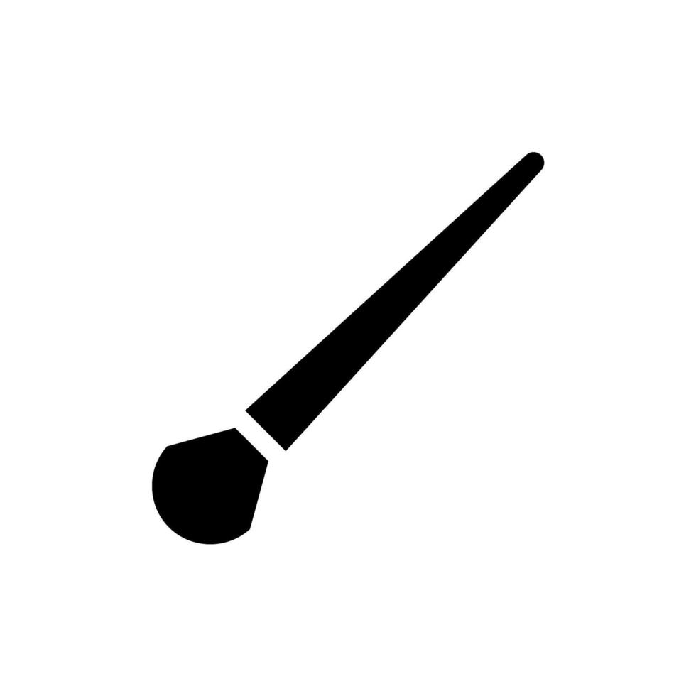 Makeup brush icon. Concept of beauty, cosmetics, and fashion. vector