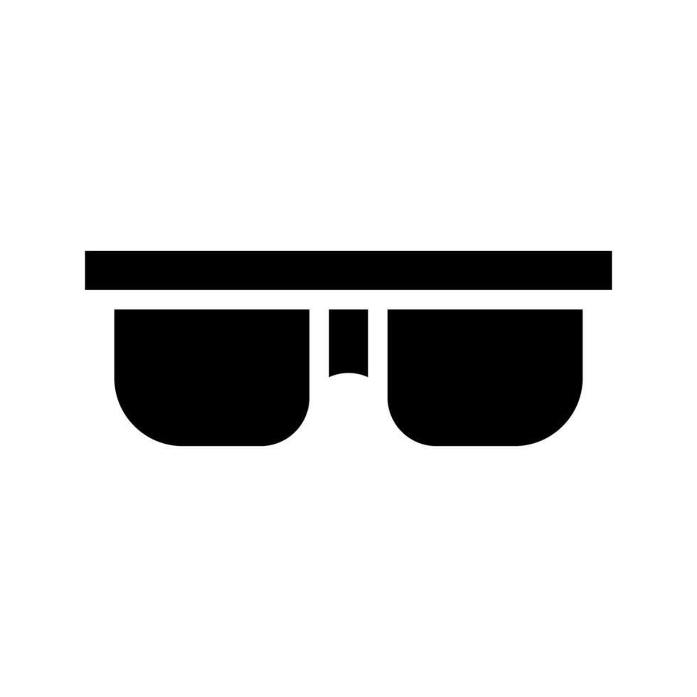 Black sunglasses icon. Concept of fashion, style, and summer. vector