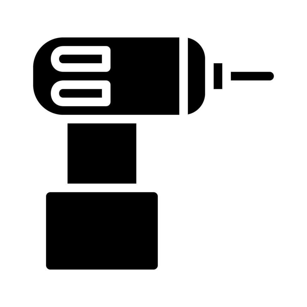 Cordless drill icon. Concept of construction, repair, and maintenance. vector