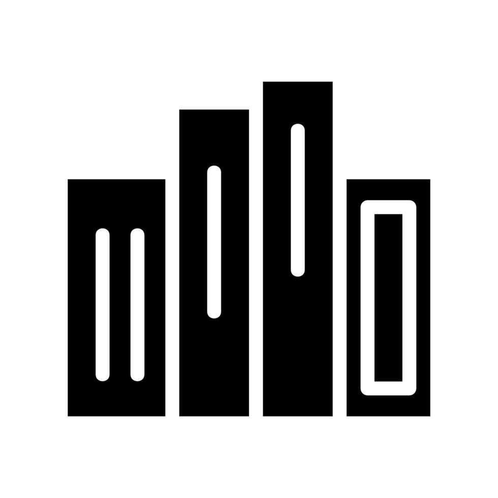Bookshelf icon. Concept of knowledge, education, and learning. vector