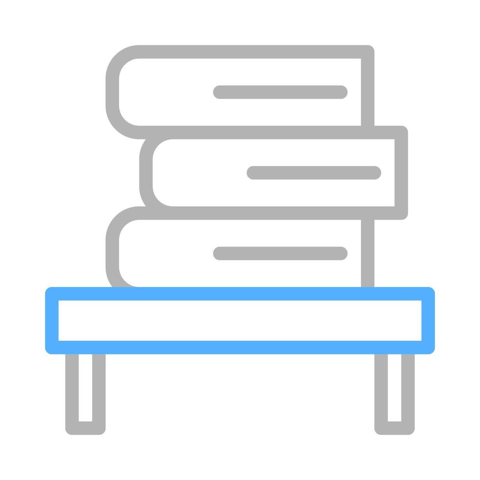 Stack of books on a table. Concept of education, learning, and knowledge. vector