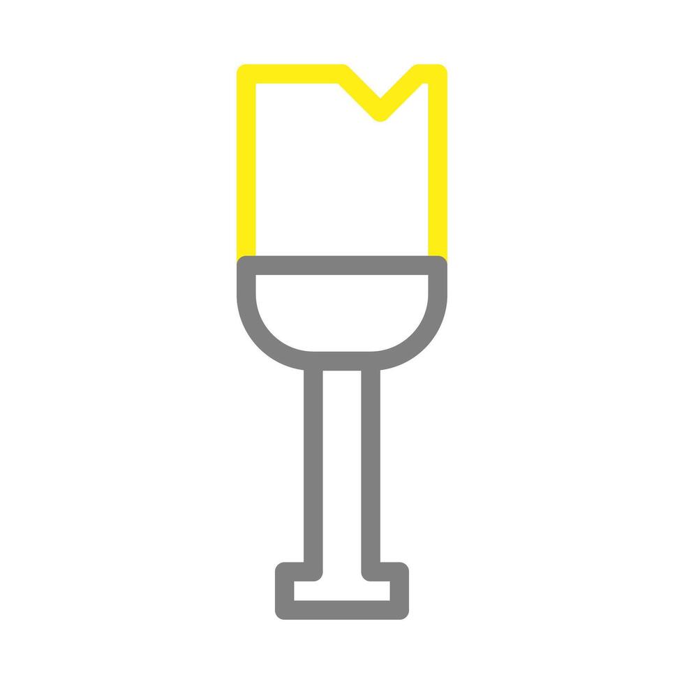 Paintbrush icon. Concept of renovation, creativity, and art. vector