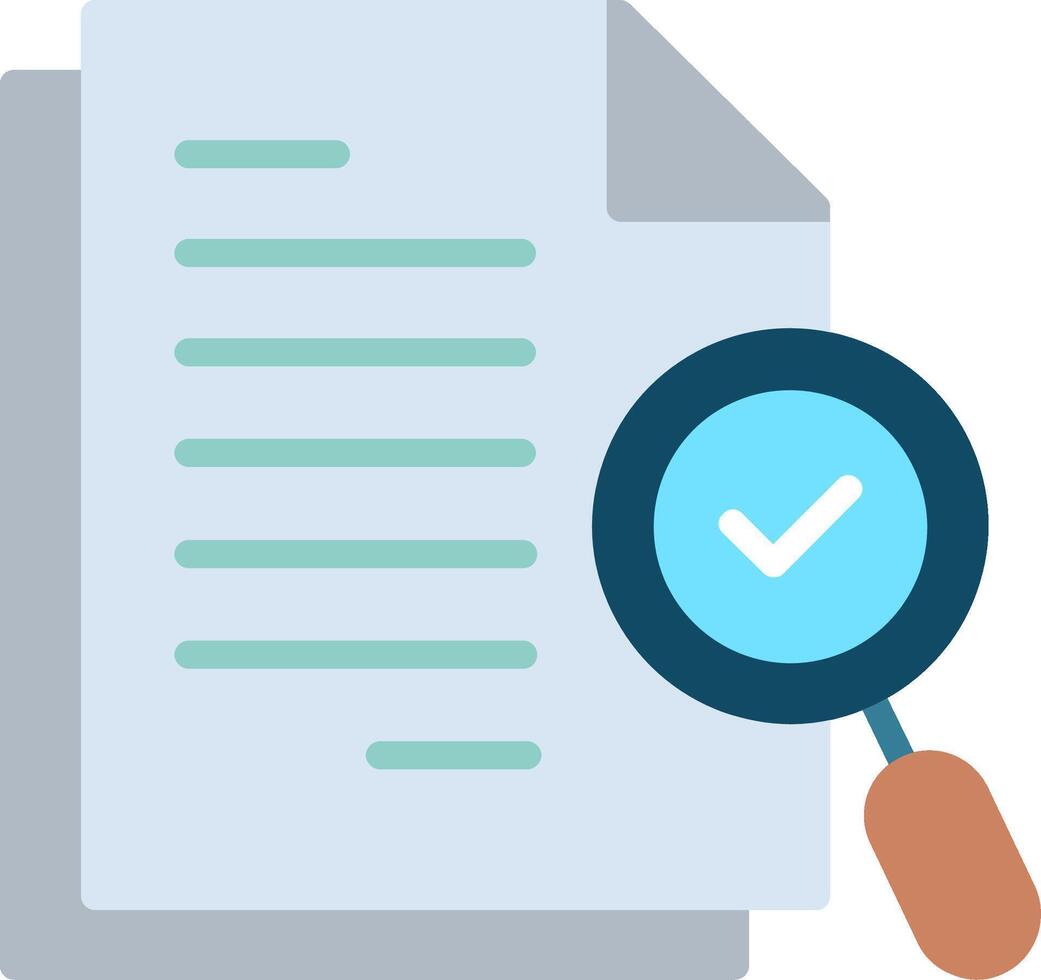 Audit Flat Style Illustration vector