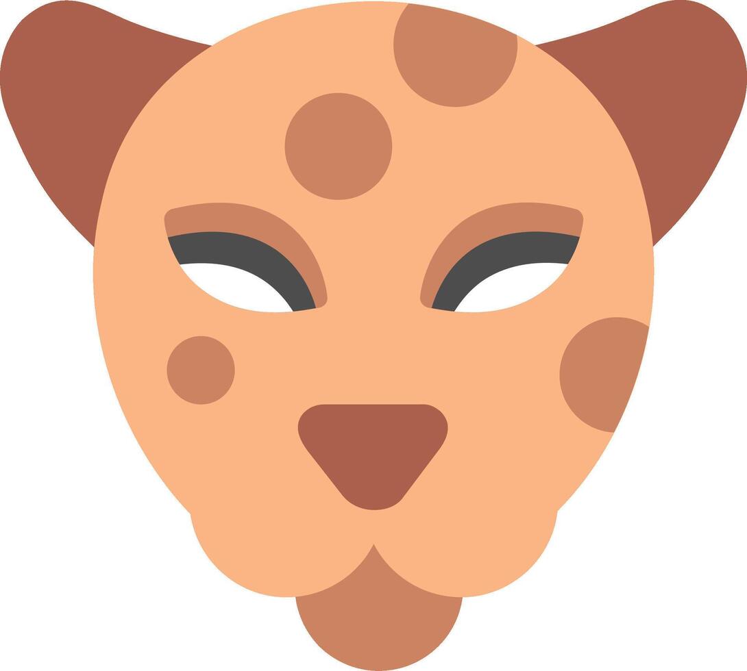 Jaguar Flat Illustration Icon Design vector