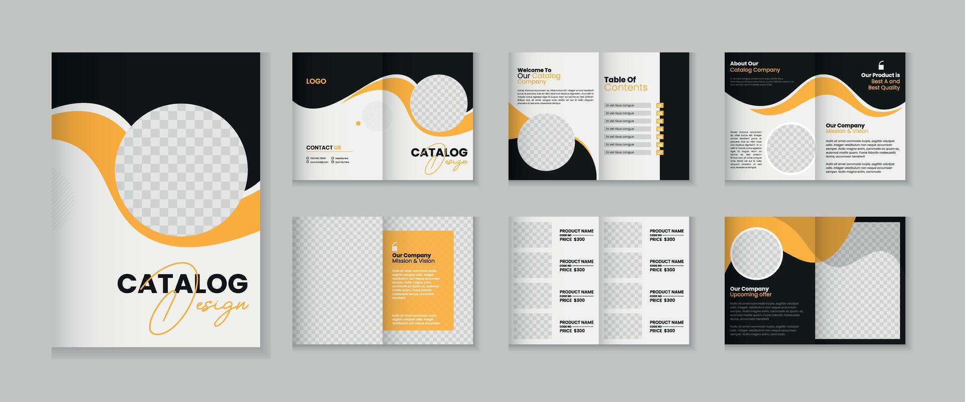 Clean and Professional Catalog vector