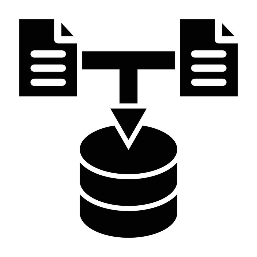Data Collection Icon Design vector