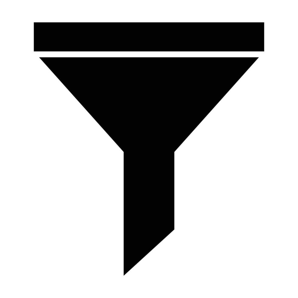 Filter Icon Design vector
