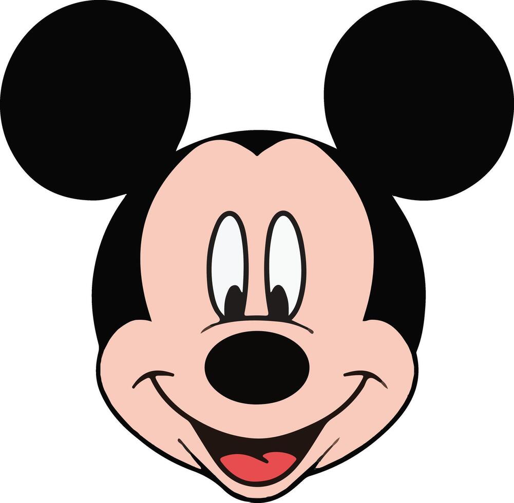Mickey Mouse Head From Disney vector