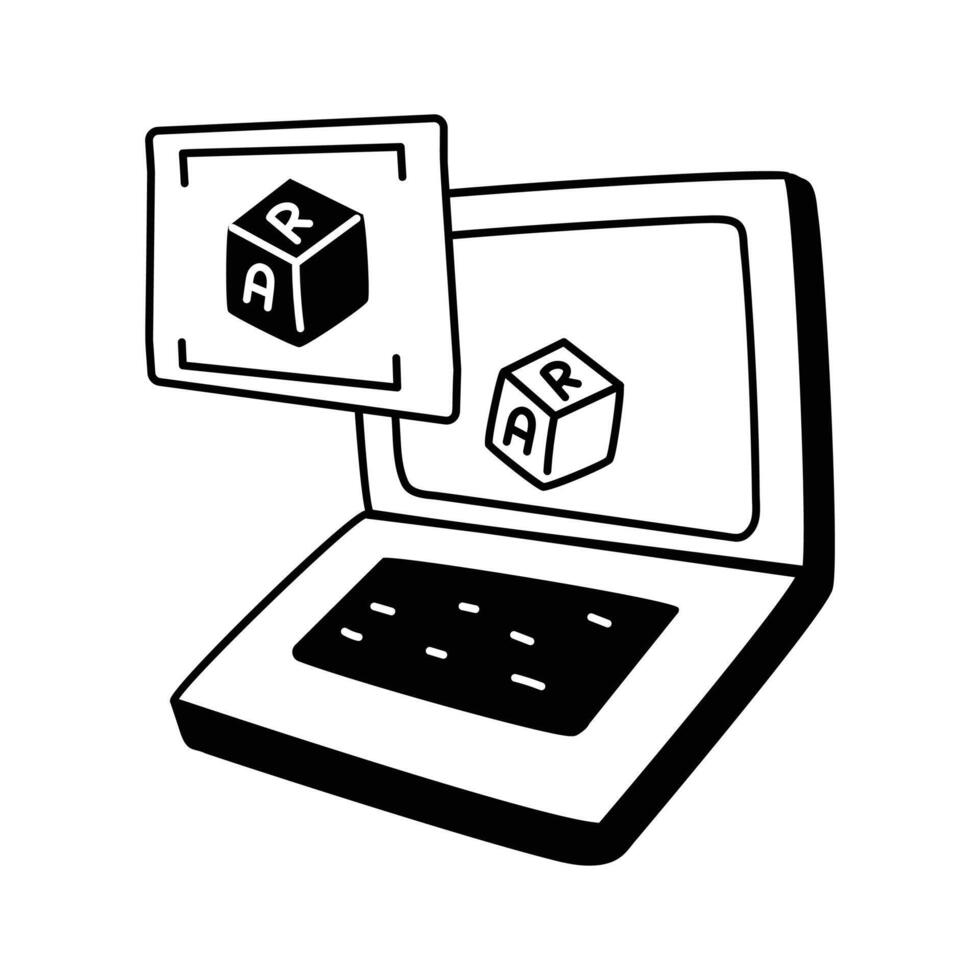 Augmented reality modeling for creating 3D objects in the metaverse vector