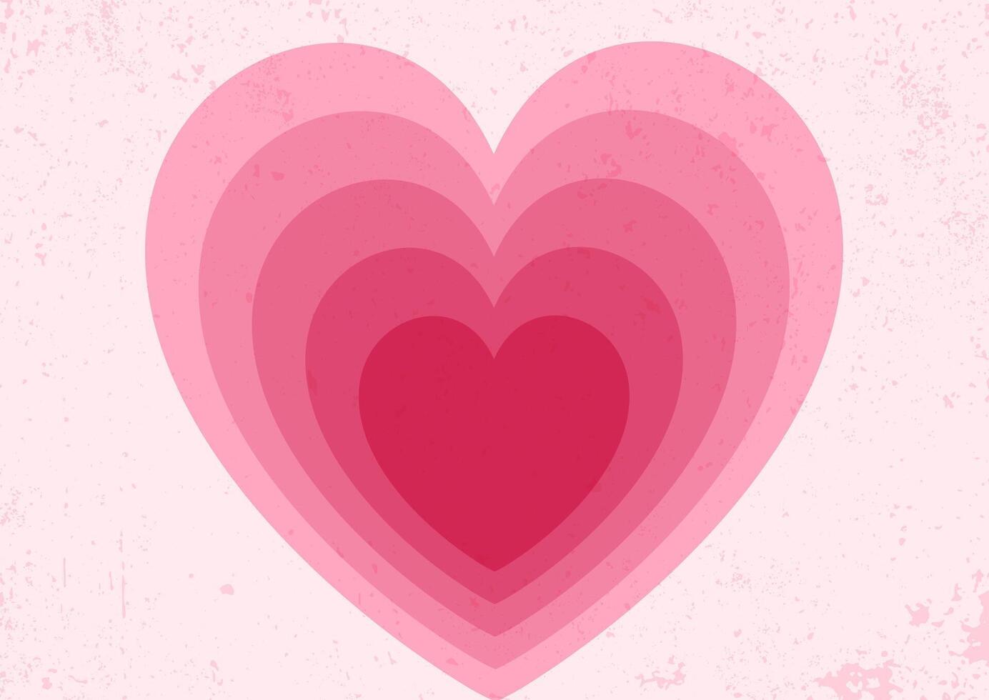 Valentines Day background with grunge hearts design vector