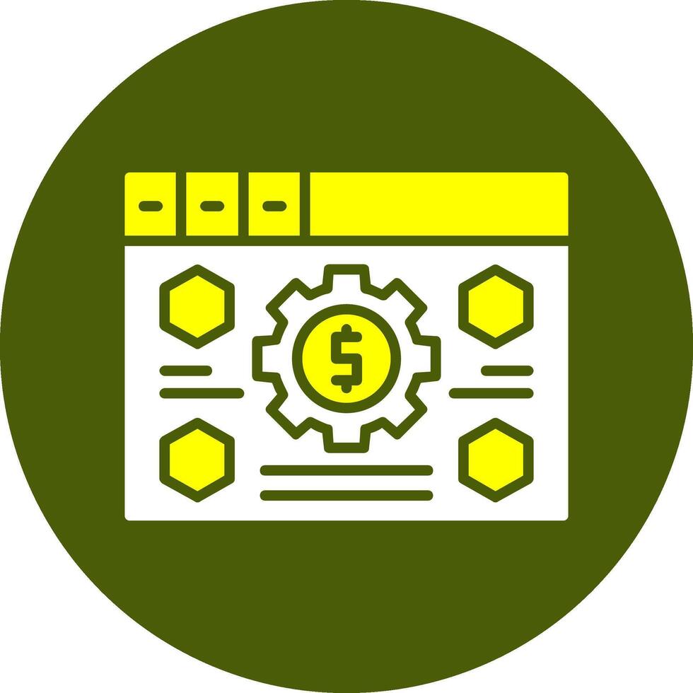 Cost per conversion Solid Colorful Icon vector
