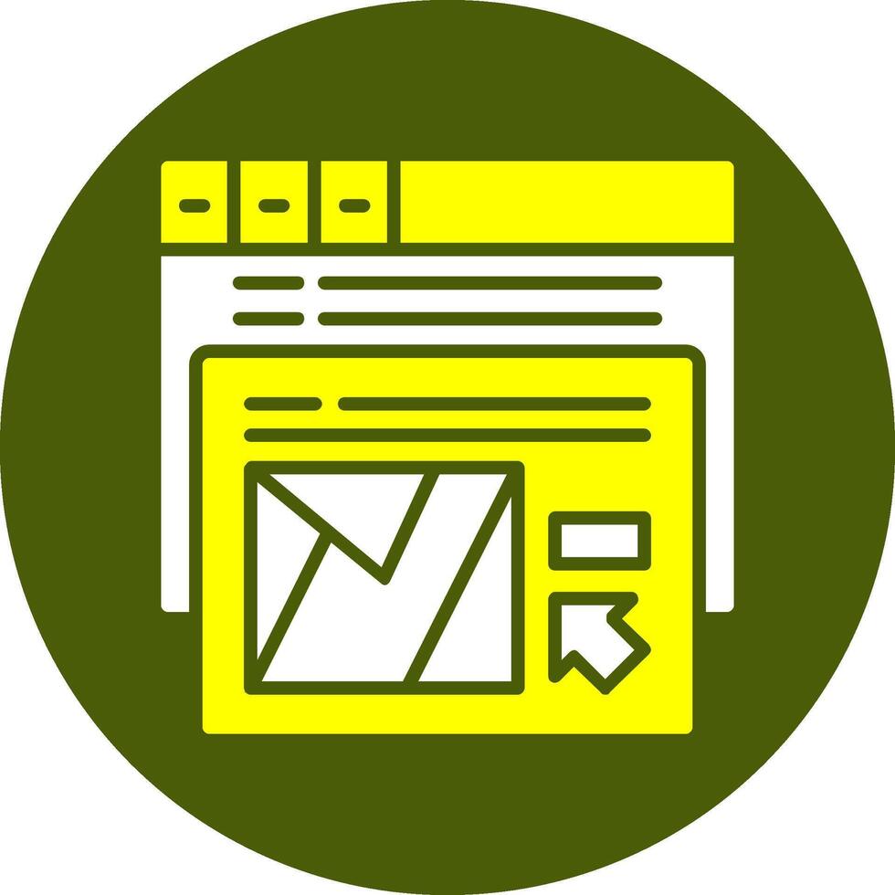 Conversion rate optimization Solid Colorful Icon vector