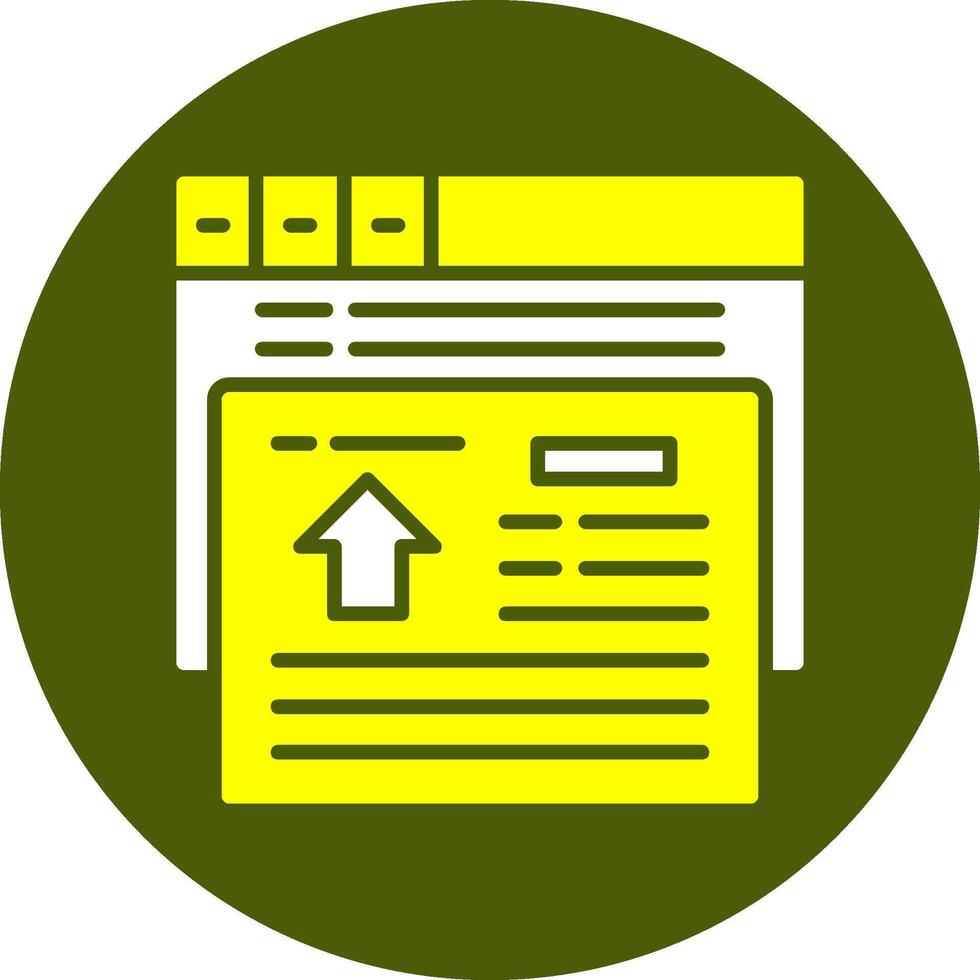 Redirect Solid Colorful Icon vector