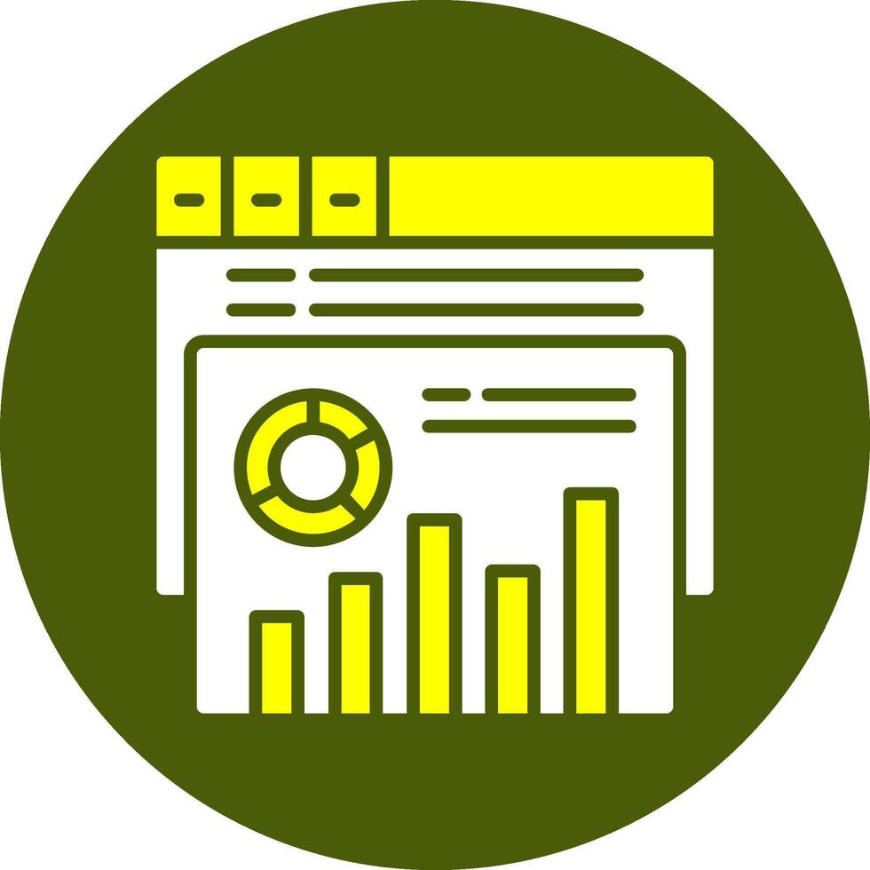 Click fraud Solid Colorful Icon vector