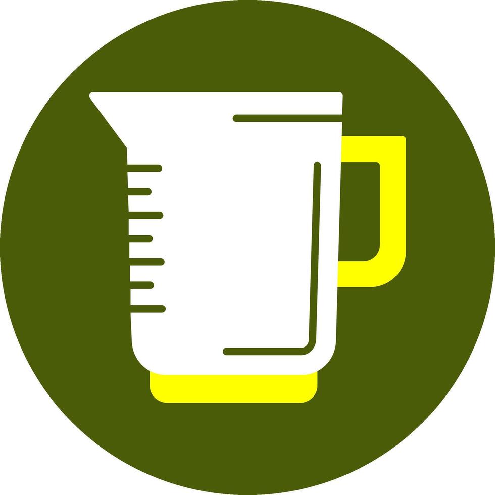 Pitcher Colorful Icon on a Green Background vector