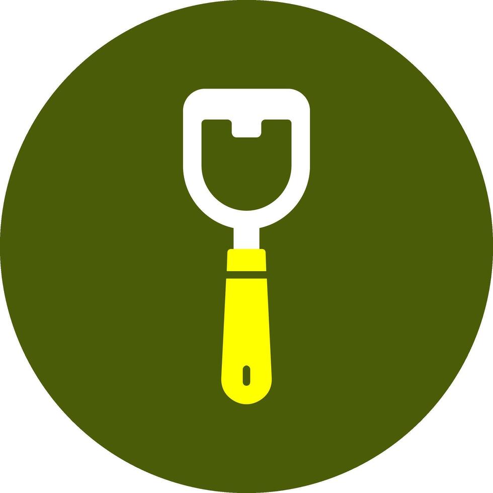 Opener Corlorful Icon on a Green Background vector