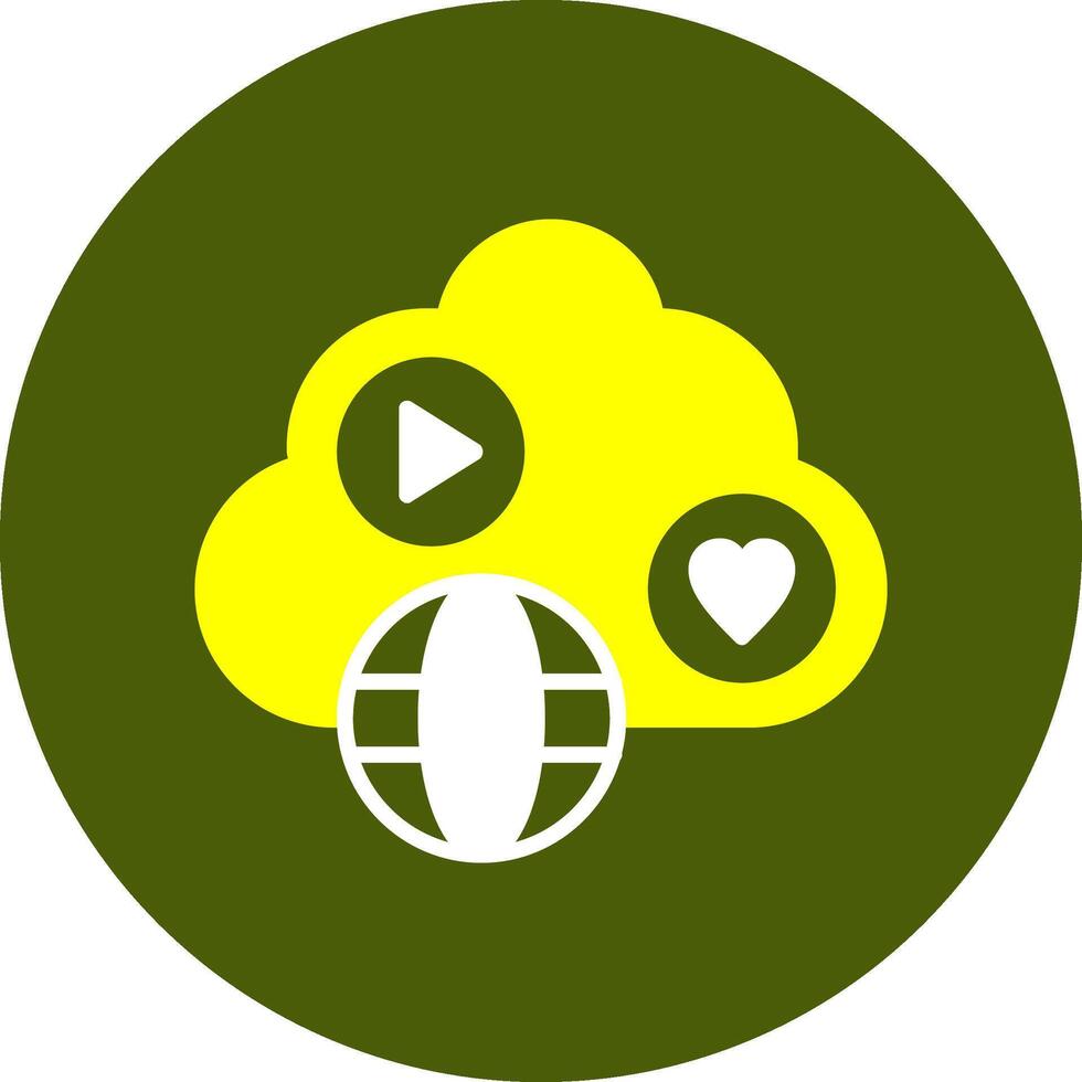 Cloud Colorful Symbol vector