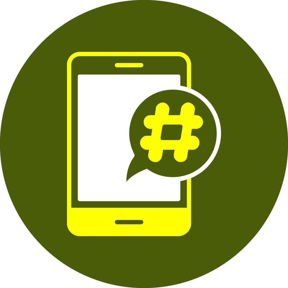 Hashtag Colorful Symbol vector