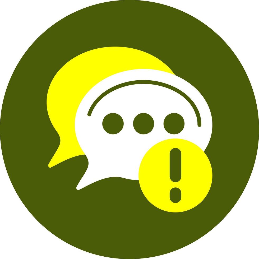 Speech bubble Notification Style Colorful Symbol vector