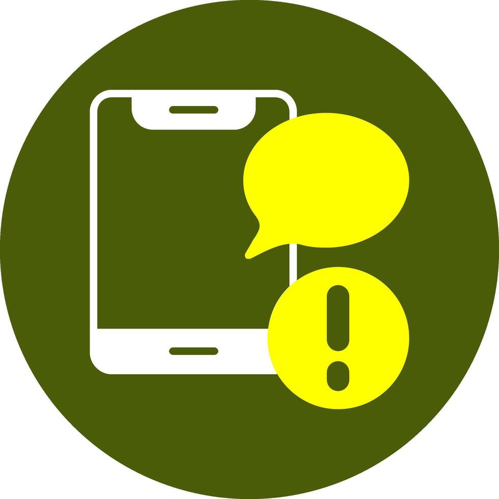 SMS Notification Style Colorful Symbol vector