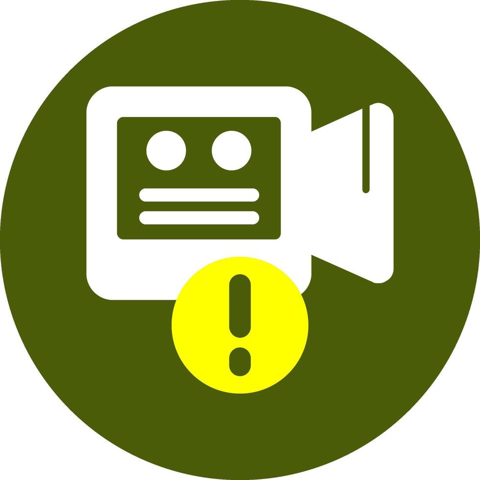 Recorder Notification Style Colorful Design vector