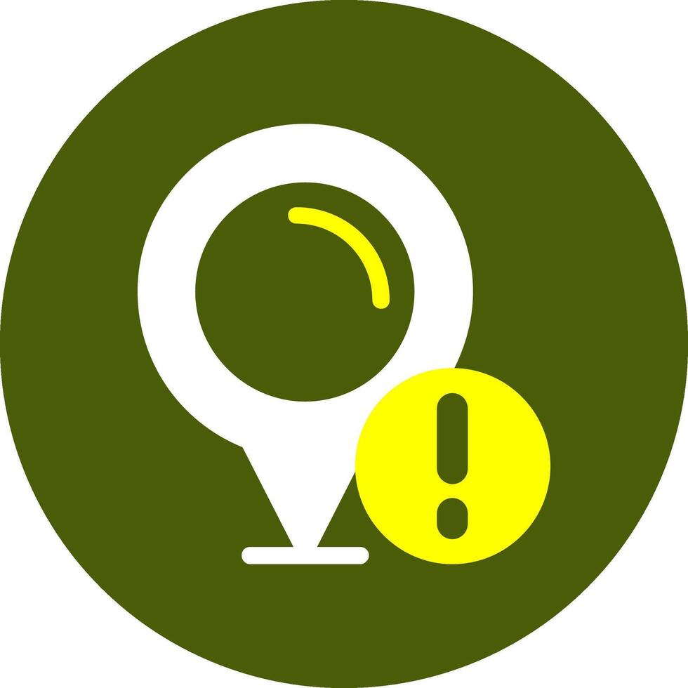 Pin Notification Style Colorful Symbol vector