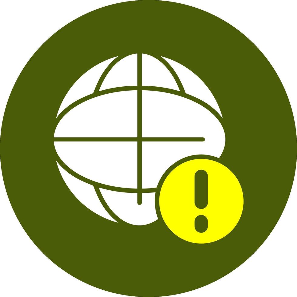World Notification Style Colorful Symbol vector