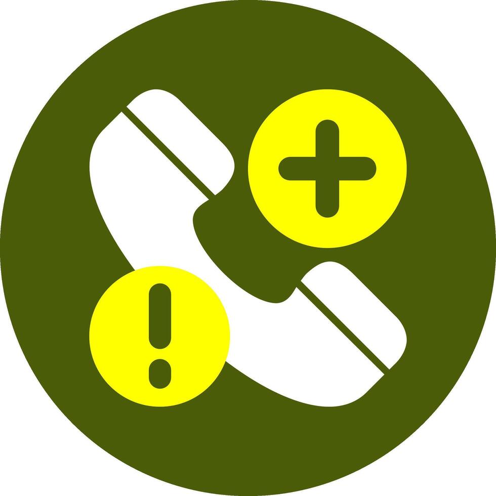 Emergency Notification Style Colorful Symbol vector
