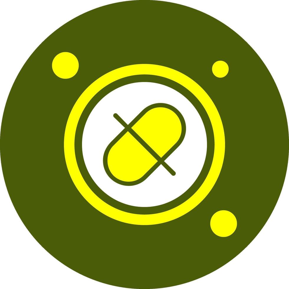 Link Button Solid Style Color Icon vector