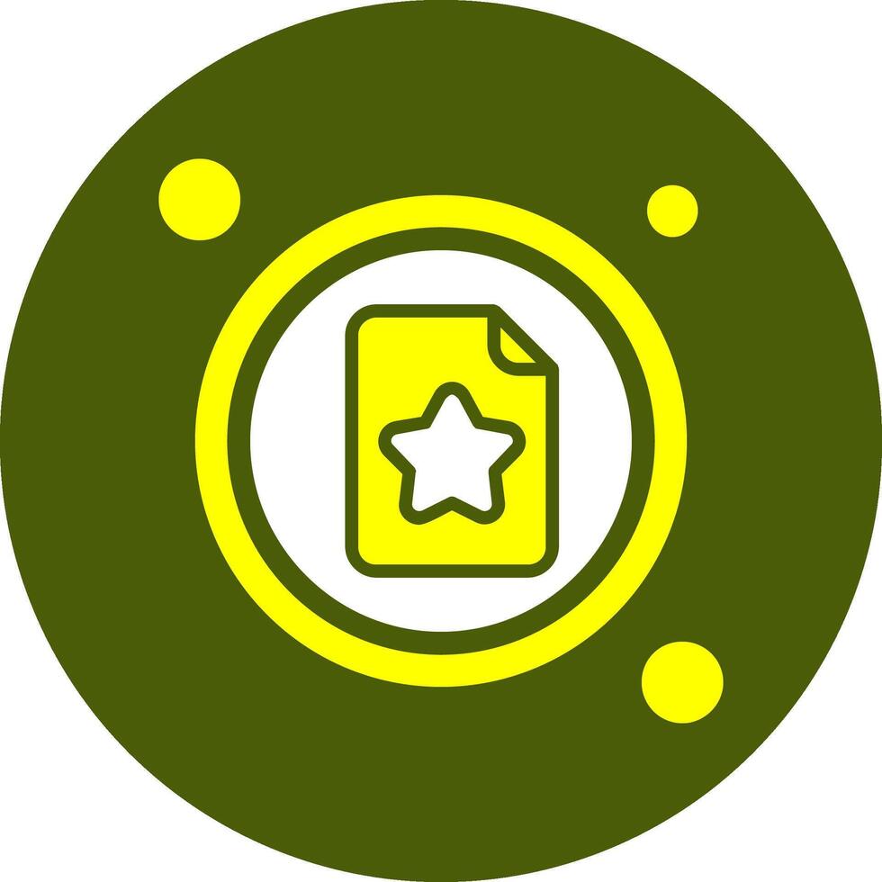 Bookmark List Button Solid Style Color Icon vector