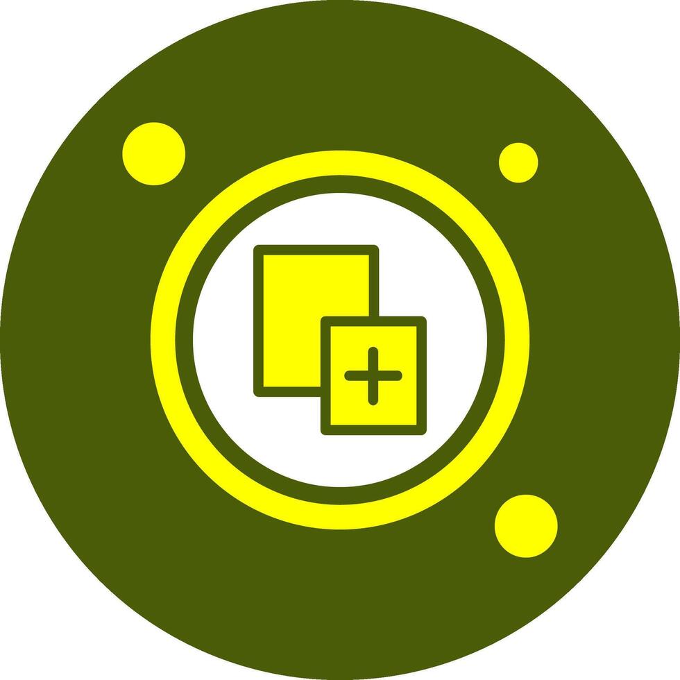 New Window Button Solid Style Color Icon vector