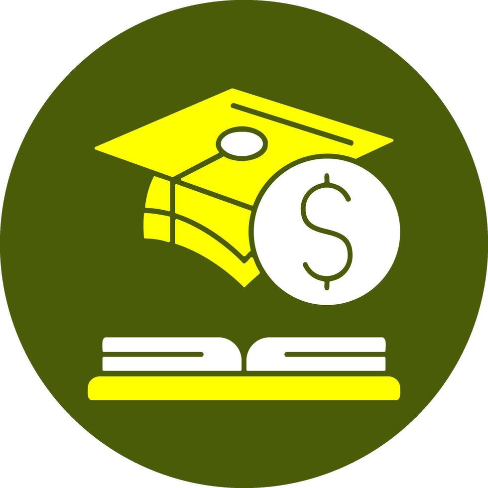 Financial Literacy Solid Style Colorful Icon vector