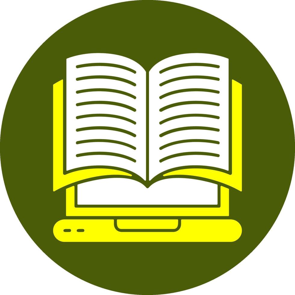 Digital Literacy Solid Style Colorful Icon vector