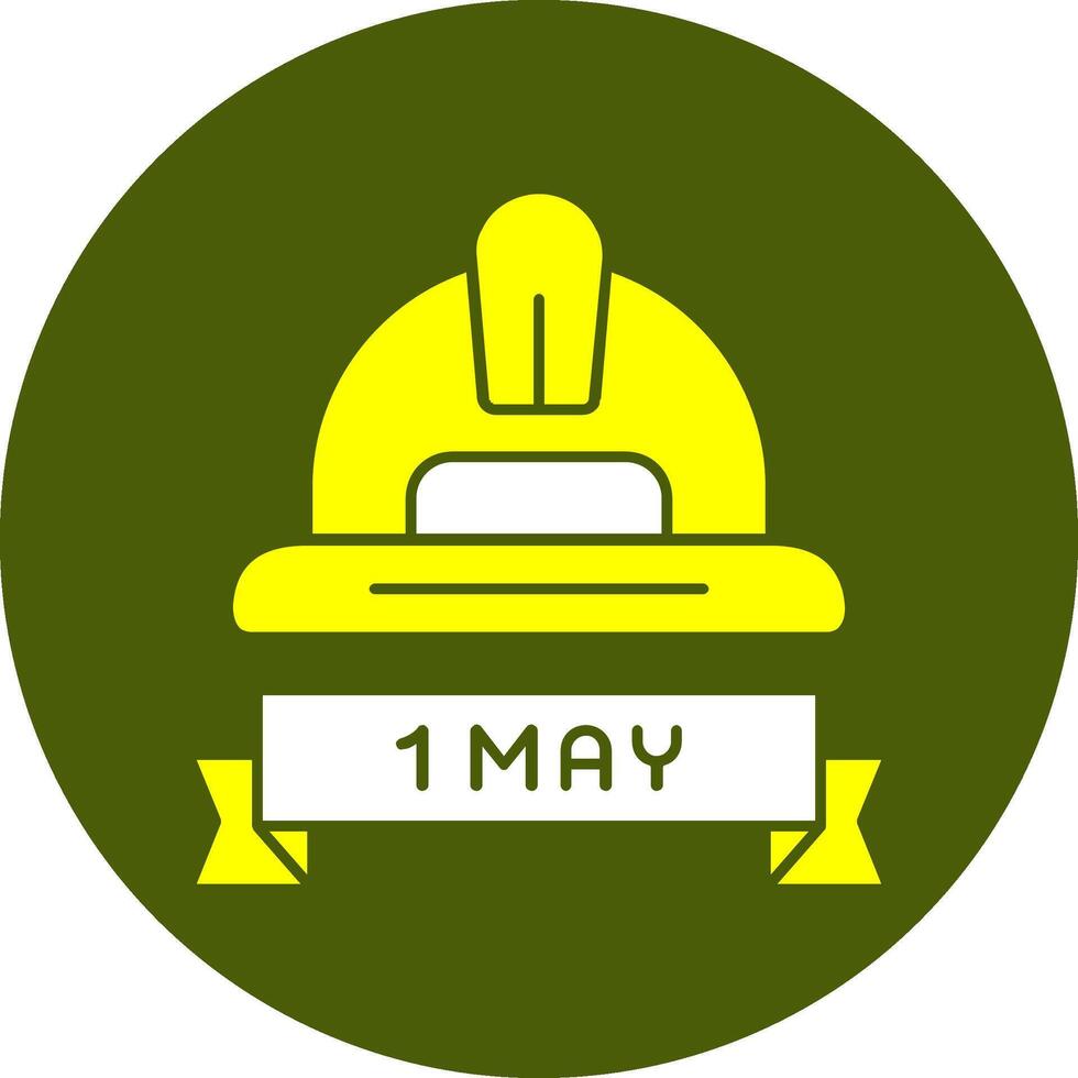 Labor Day Parade Solid Style Colorful Icon vector