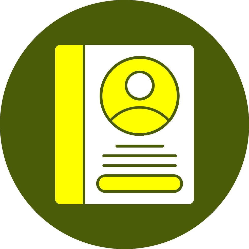 Employee Handbook Solid Style Colorful Icon vector