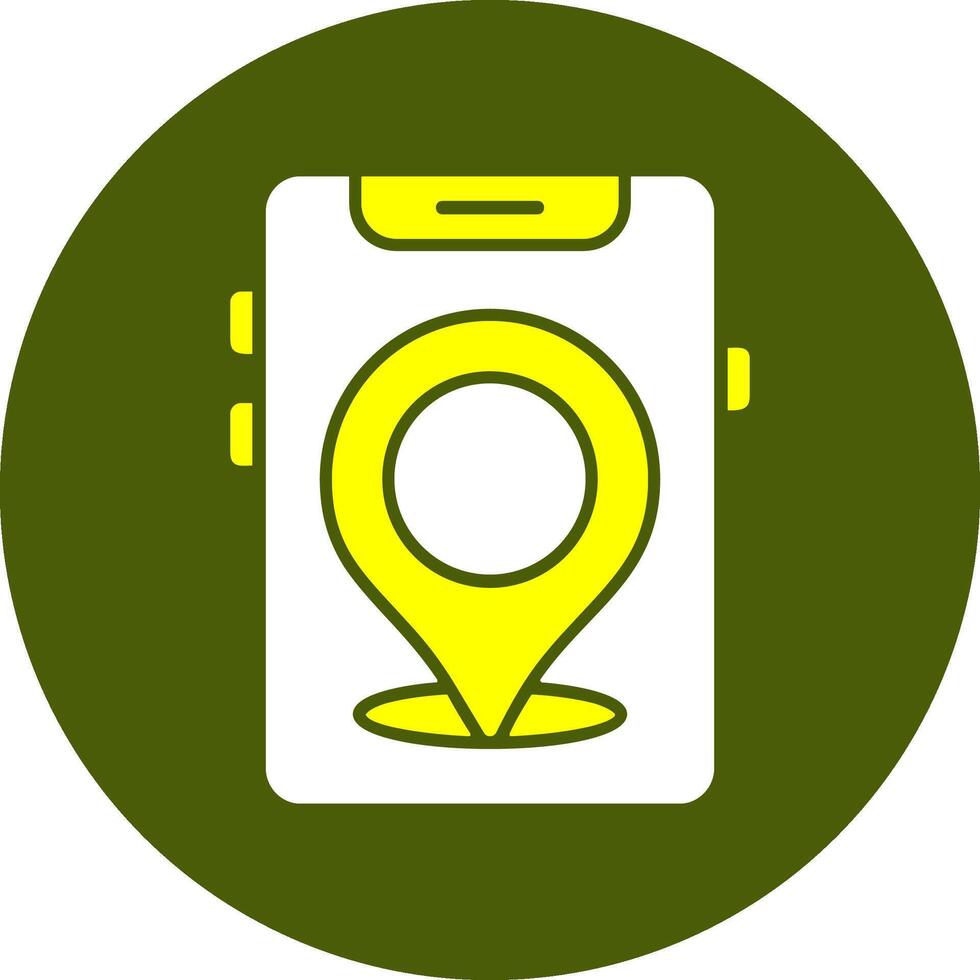 Location Solid Style Colorful Icon vector
