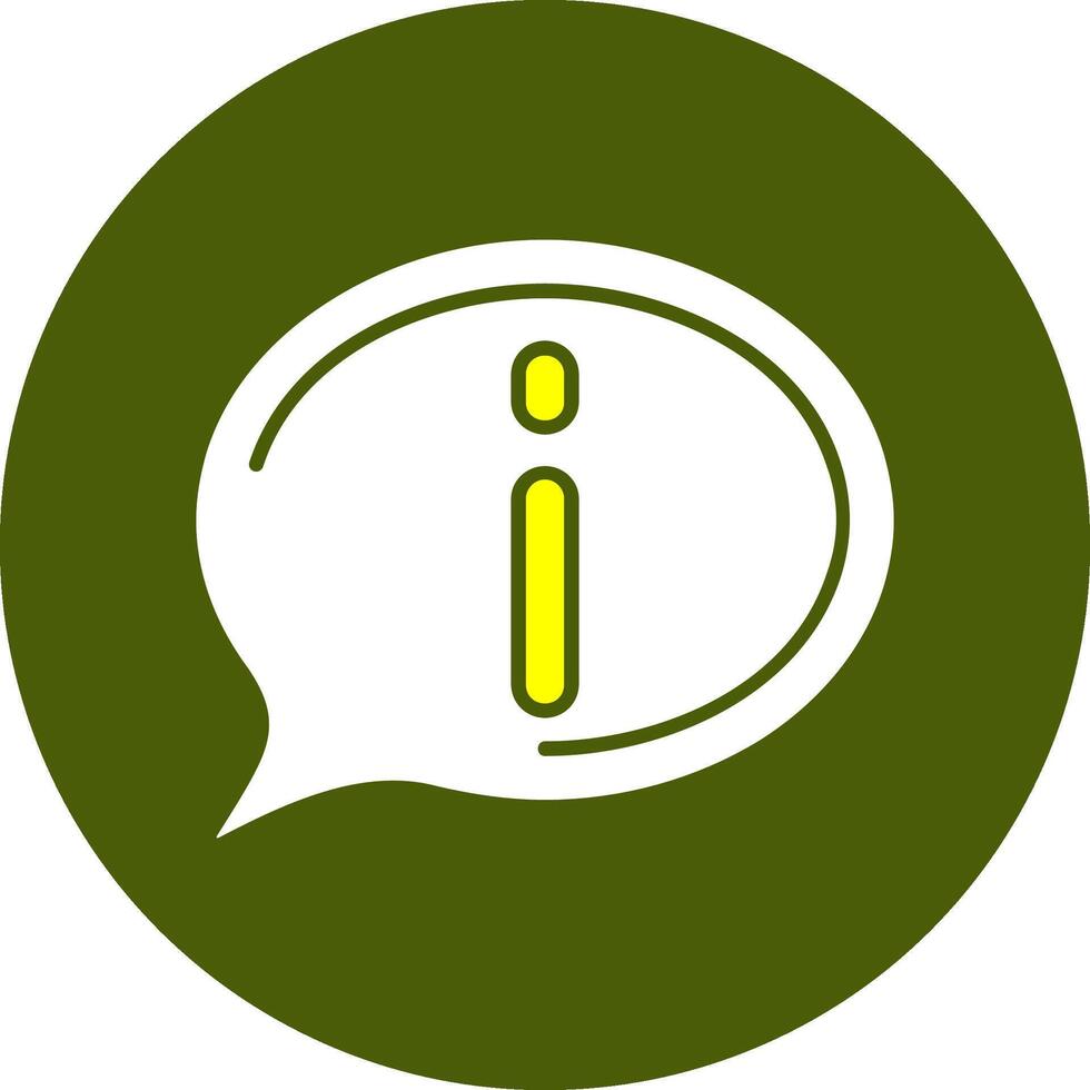 Information Solid Style Colorful Icon vector
