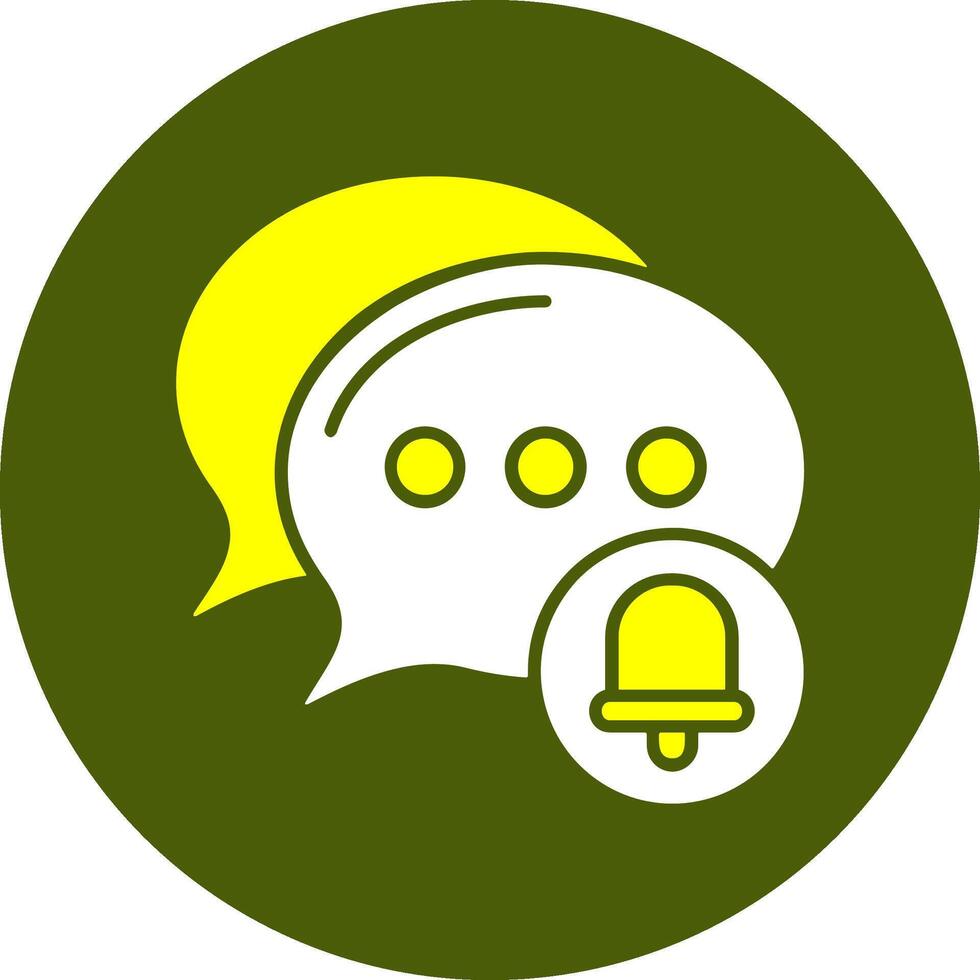 Silent mode Solid Style Colorful Icon vector