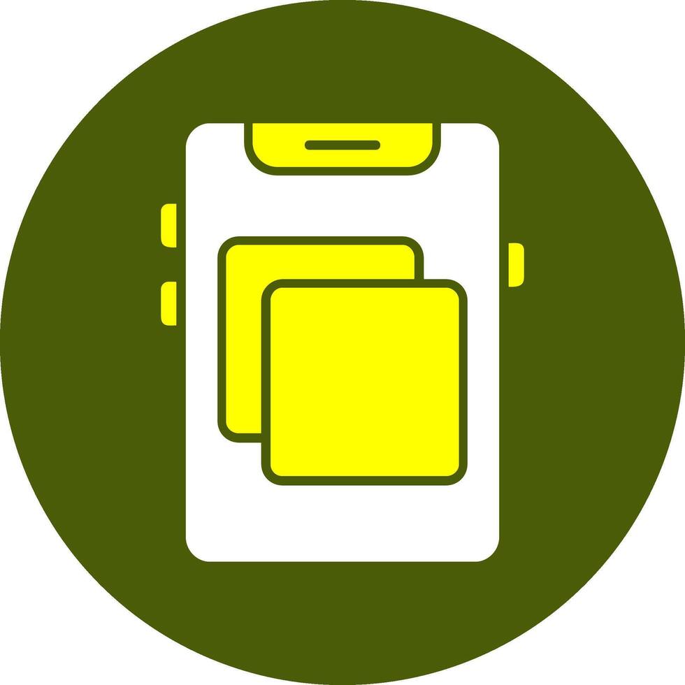 Screen mirroring Solid Style Colorful Icon vector