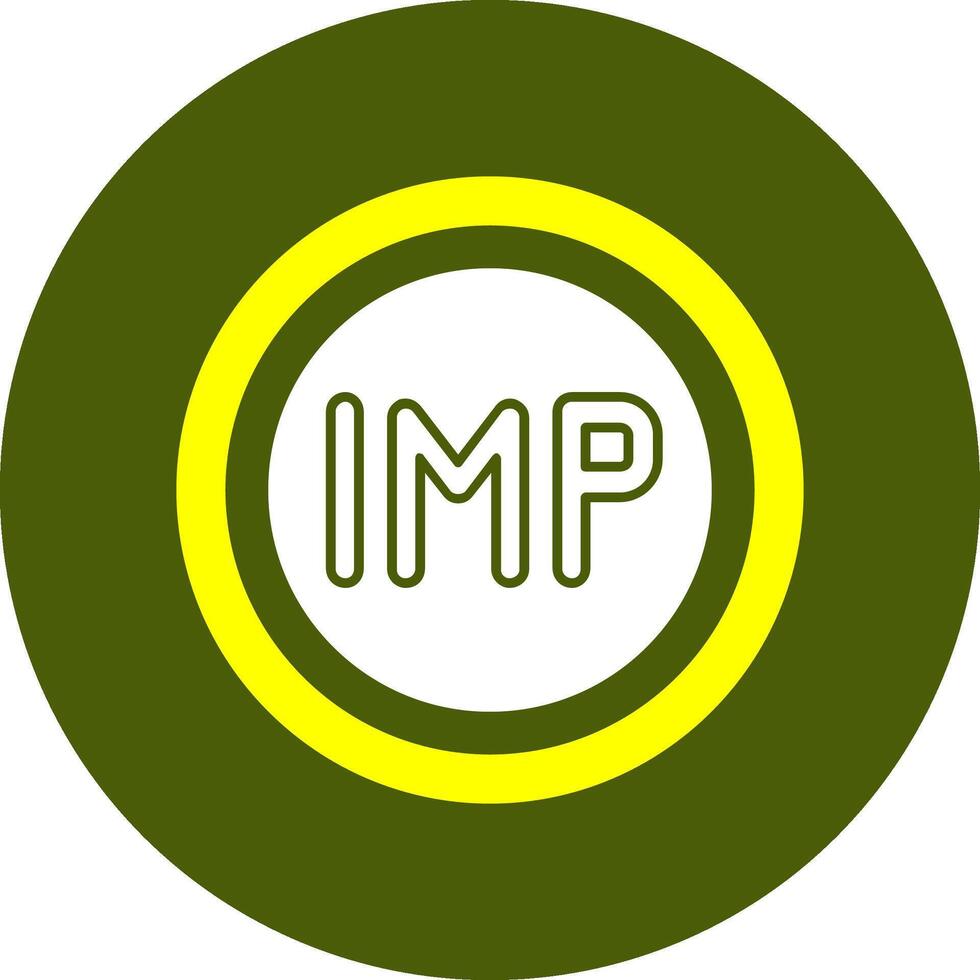 Isle of Man Pound Sign Solid Style Corlorful Icon vector