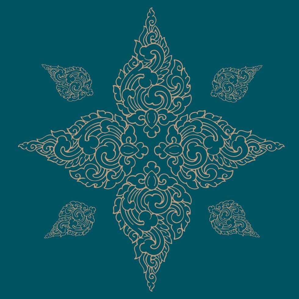 Elegant Ornamental Floral vector