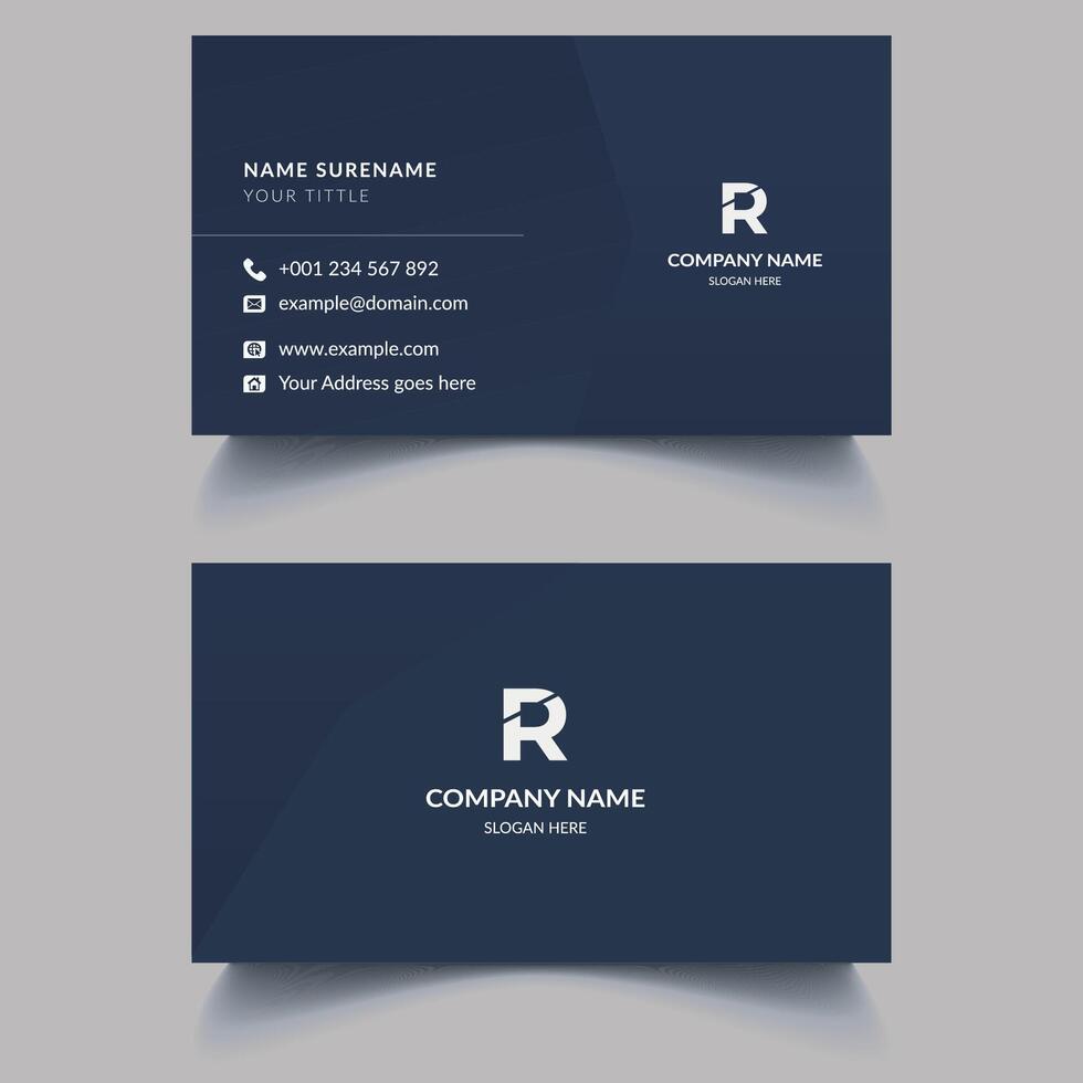 Modern business Card Template vector