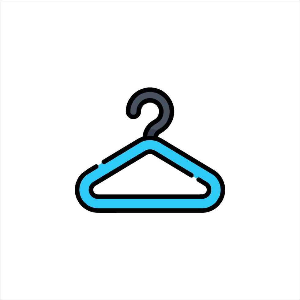 A hanger icon on a white background vector