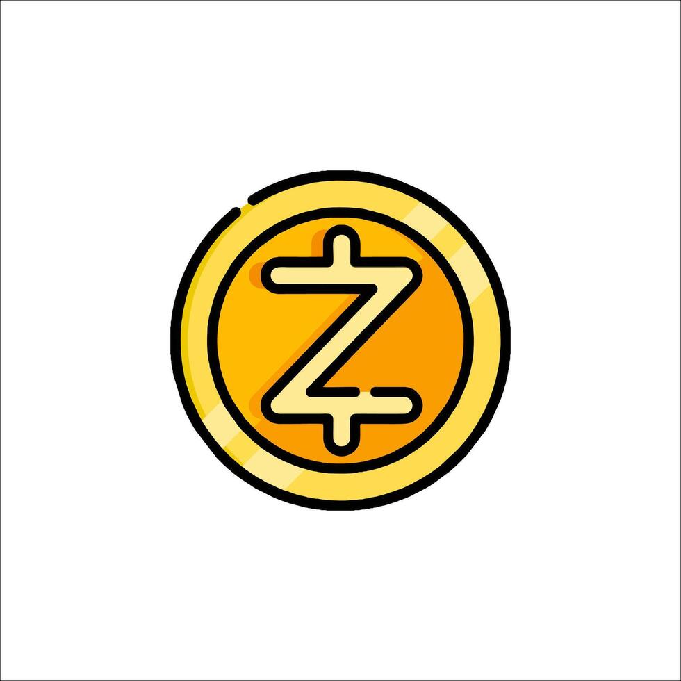 Zcoin logo icon vector