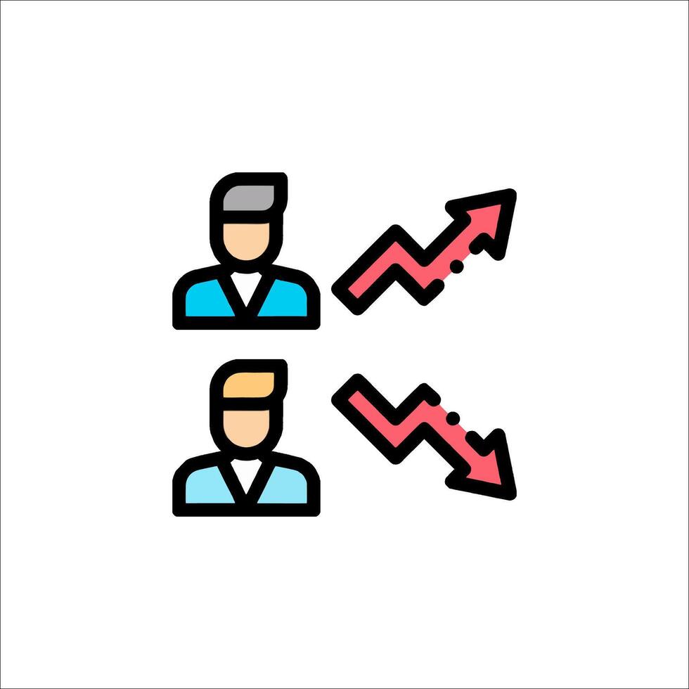 Business people icon vector